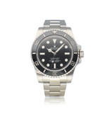 Rolex Submariner No Date 40 NEW ROLEX SERVICE | steel black ceramic