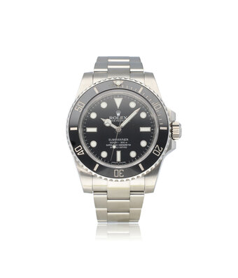 Rolex Submariner No Date 40 NEW ROLEX SERVICE | steel black ceramic