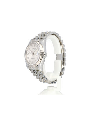 Rolex Datejust 36 2017 + papers | steel diamond computer dial concealed Jubilee