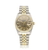 Rolex Datejust 36 steel - gold Pied de Poule - Houndstooth dia 1979 + box | NEW ROLEX SERVICE
