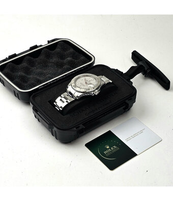 Rolex Yacht-master 40 steel - platinum - red - A-serial - 1999 | NEW ROLEX SERVICE