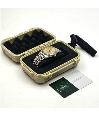 Rolex Datejust 36 NEW ROLEX SERVICE - 1991 | steel - gold champagne tight Jubilee X-serial