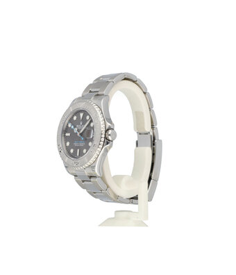 Rolex Yacht-master 37 steel - platinum slate / grey midsize 2019 box + papers