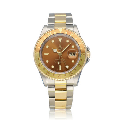 GMT-Master II 40 NEW ROLEX SERVICE | Tiger Eye 1993 B+P | steel - yellow gold Oyster