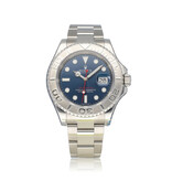 Rolex Yacht-master 40 steel - platinum blue Oyster 2011 B+P | NEW ROLEX SERVICE