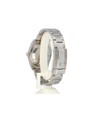 Rolex Datejust 36 steel silver deco arab mesh Oyster 2017 + papers