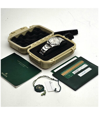 Rolex Datejust 36 steel silver deco arab mesh Oyster 2017 + papers