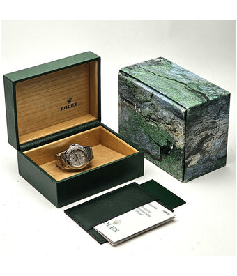 Rolex Yacht-master 35 steel - platinum red medium 2002 box + papers