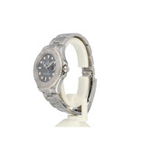 Rolex Yacht-master 37 steel - platinum slate / grey midsize 2017 B+P | NEW ROLEX SERVICE