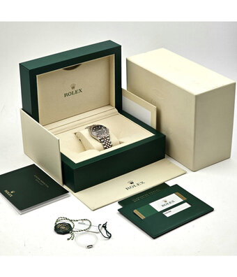 Rolex Datejust 31 steel - rose gold Jubilee choco diamond 2019 box + papers