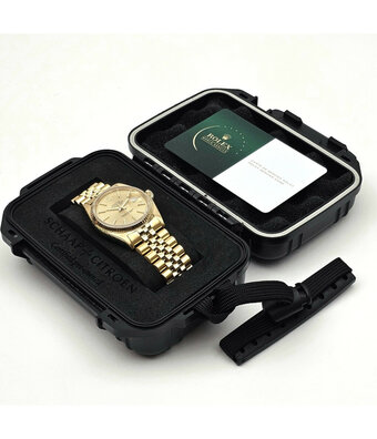 Rolex Datejust 36 NEW ROLEX SERVICE | yellow gold champagne tight Jubilee - 1981