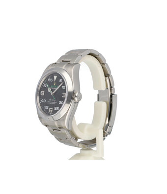 Rolex Air-king 40 steel black domed Oyster