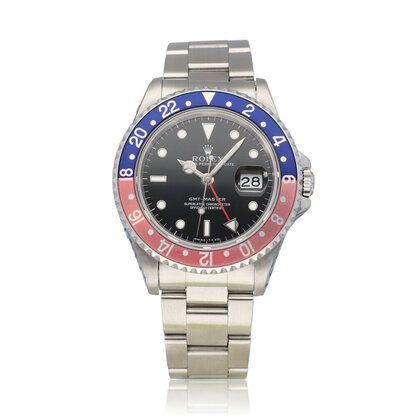 GMT-Master  40 NEW ROLEX SERVICE - 1995 B+P | steel Pepsi Oyster