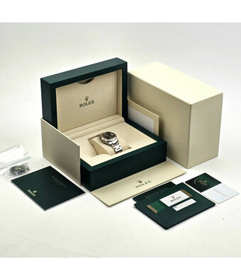 Rolex Datejust 31 NEW ROLEX SERVICE - 2020 B+P | steel - rose gold slate diamond Oyster