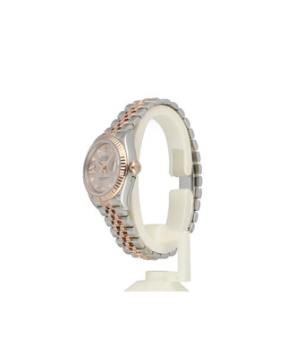 Rolex Lady-Datejust 28 NEW ROLEX SERVICE - 2017 B+P | steel - rose gold Jubilee sundust diamond
