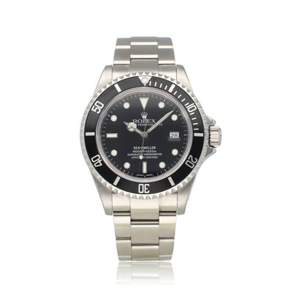 Sea-Dweller 4000 40 NEW ROLEX SERVICE | steel black F-serial 2004