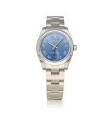 Rolex Oyster Perpetual 31 NEW ROLEX SERVICE | 2014 box + papers steel blue Oyster