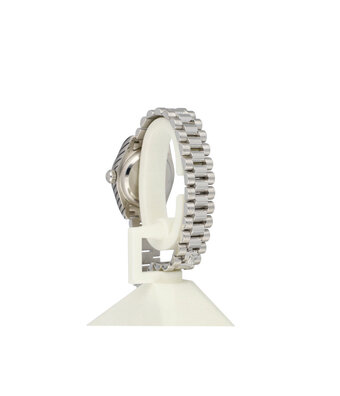 Rolex Lady-Datejust 26 NEW ROLEX SERVICE - 2007 B+P | platina silver roman