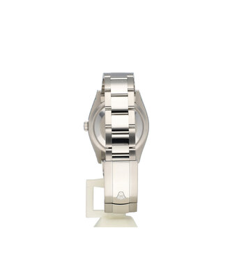 Rolex Datejust 36 NEW ROLEX SERVICE - 2019 B+P | steel - white gold blue Oyster