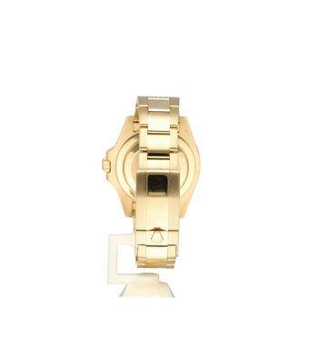 Rolex GMT-Master II 40 NEW ROLEX SERVICE 2007 B+P | yellow gold black Oyster