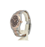 Rolex Datejust 41 - 2024 box + papers | steel - rose gold choco diamond Oyster