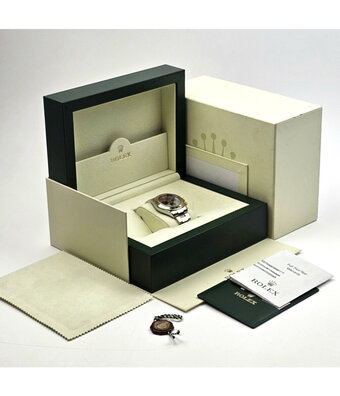 Rolex Daytona   steel - gold black MOP - pearl - tahitian 2003 box + papers