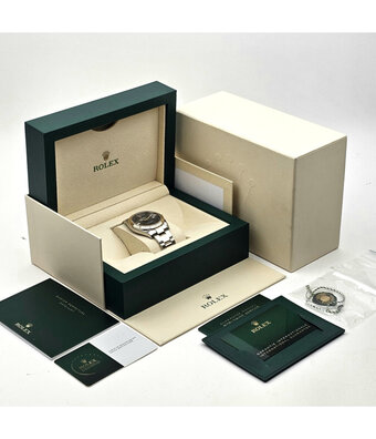 Rolex Datejust 41 NEW ROLEX SERVICE -  2022 B+P | steel - yellow gold slate roman Oyster Wimbled