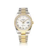 Rolex Datejust 36 2019 box + papers | steel - yellow gold white roman domed Oyster