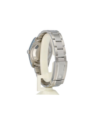 Rolex Datejust 36 NEW ROLEX SERVICE - 2016 B+P | steel - white gold diamond black Oyster