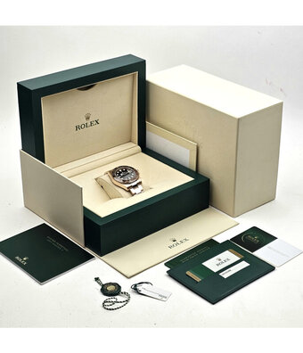 Rolex GMT-Master II 40 NEW ROLEX SERVICE - 2019 B+P | rose gold rootbeer Oyster