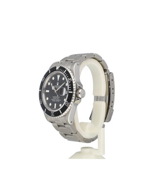 Rolex Submariner Date 40 steel black matte pallettoni 97-serial - 1987