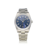 Rolex Air-king 40 NEW ROLEX SERVICE - 2005 box + papers | steel blue Oyster