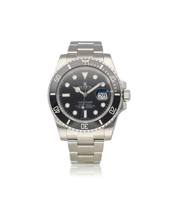 Rolex Submariner Date 40 NEW ROLEX SERVICE - 2017 box + papers | steel black ceramic