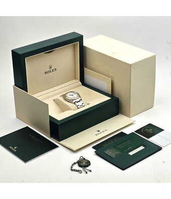 Rolex Datejust 36 NEW ROLEX SERVICE - 2020 B+P | steel - yellow gold white roman Oyster