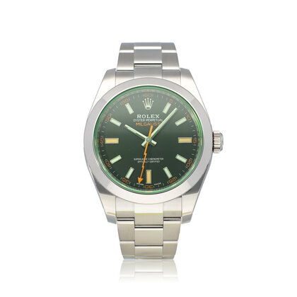 Milgauss 40 2023 box + papers | steel black orange - green - GV Oyster
