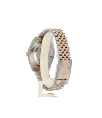 Rolex Datejust 41 NEW ROLEX SERVICE  - 2019 B+P | steel - rose gold grey roman Wimbledon Jubilee