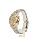 Rolex Daytona  40 NEW ROLEX SERVICE - 2020 B+P | steel - gold champagne diamond