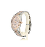 Rolex Datejust 41 NEW ROLEX SERVICE - 2017 B+P | steel - rose gold sundust - pink Oyster