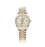 Rolex Datejust 31 NEW ROLEX SERVICE - 2017 B+P | steel - gold silver diamond Jubilee