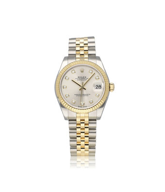 Rolex Datejust 31 NEW ROLEX SERVICE - 2017 B+P | steel - gold silver diamond Jubilee