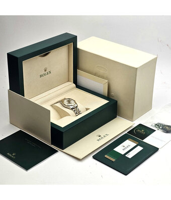 Rolex Datejust 31 NEW ROLEX SERVICE - 2017 B+P | steel - gold silver diamond Jubilee