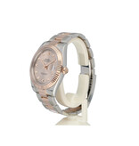 Rolex Datejust 41 2024 box + papers | steel - rose gold sundust diamond Oyster