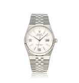 Rolex Land-Dweller  36 steel white honeycomb Jubilee 2025 box + papers