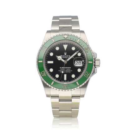 Submariner Date 41 NEW ROLEX SERVICE - 2023 B+P | steel Green - Kermit - Cermit - Starbuck