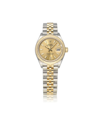 Rolex Lady-Datejust 28 2024 B+P | steel - yellow gold Jubilee champagne