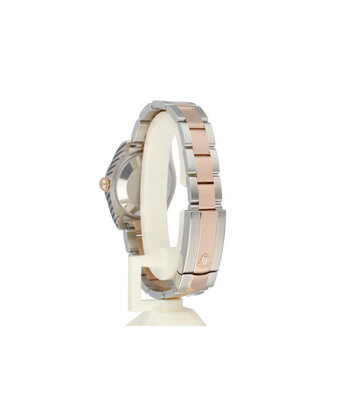 Rolex Datejust 31 NEW ROLEX SERVICE - 2018 B+P | steel - rose gold pink roman Oyster