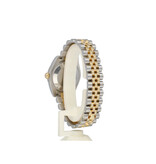 Rolex Datejust  2015 B+P | steel - yellow gold floral champagne concealed Jubilee