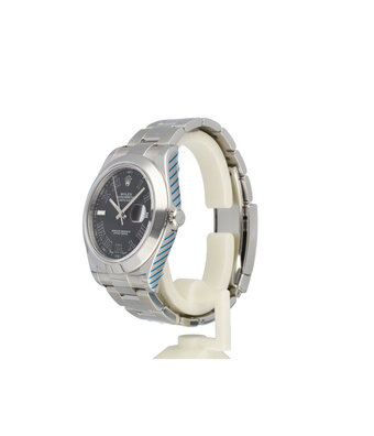 Rolex Datejust II 41 2016 box + papers | steel black roman