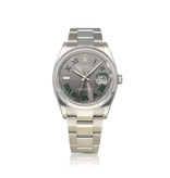 Rolex Datejust 36 2024 box + papers | Wimbledon Oyster domed steel