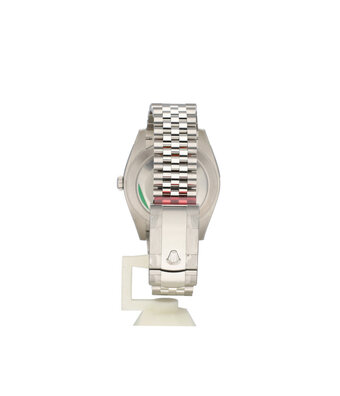 Rolex Datejust 41 NEW ROLEX SERVICE 2020 B+P | steel - white gold Azurro blue roman Jubilee